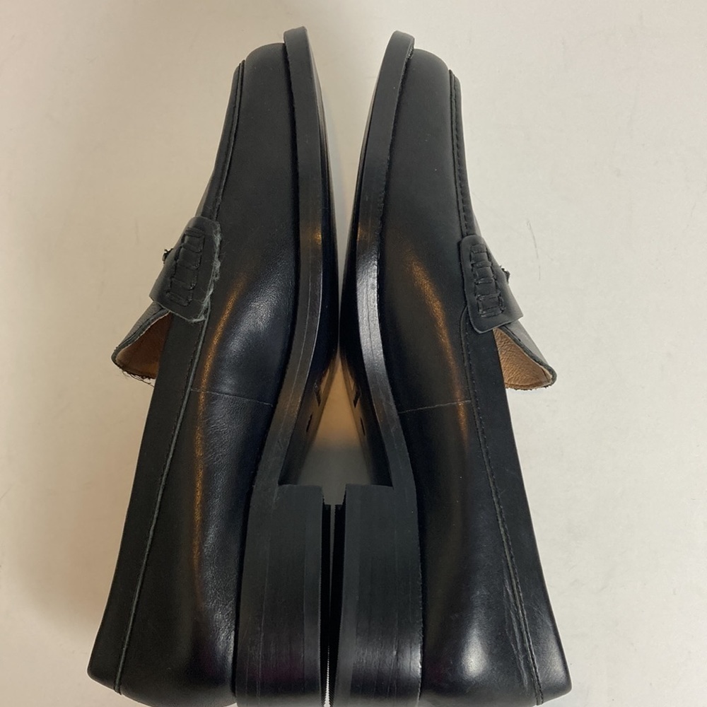 Madewell Elinor Black Leather Loafer Women’s Sz 6 NWOB Preppy Dark Academia - Picture 15 of 15